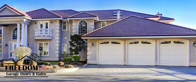 New garage door in Fairfax County